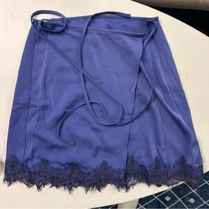 Urban Outfitters satin wrap skirt